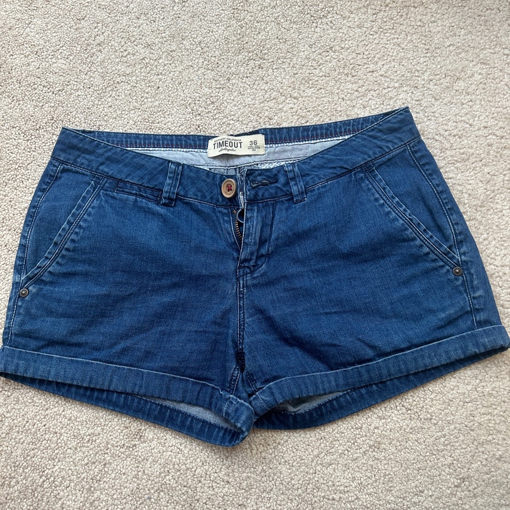 TIMEOUT VINTAGE DENIM SHORTS
